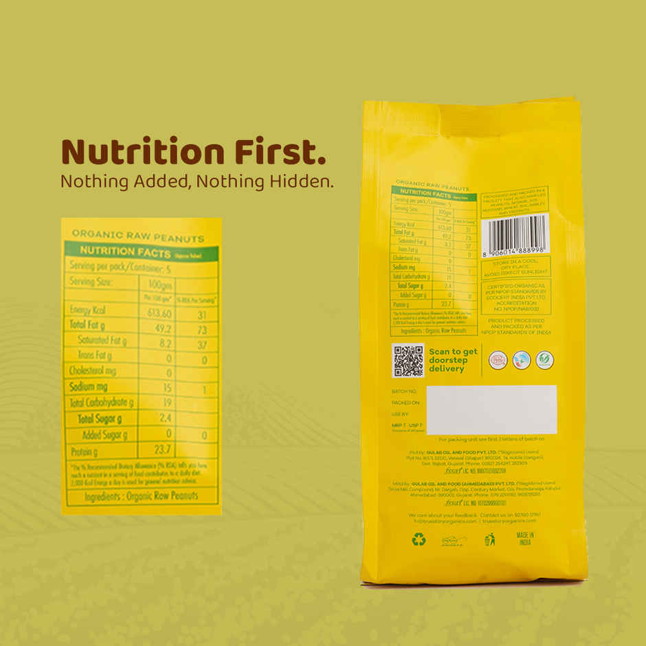 True Story Organic Raw Peanuts