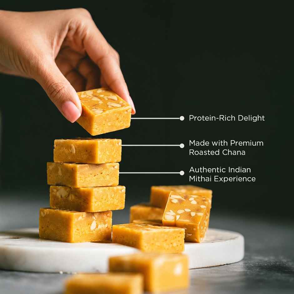 Chana Badam Burfi