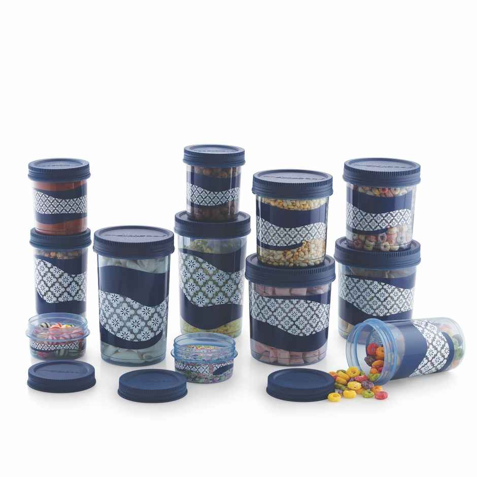 Mastercook Ibizza 12 Pcs PP Containers Set - Assorted