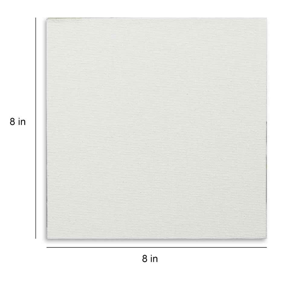 Itsy Bitsy Canvas Board Square 8 x 8 Inch 230gsm 2mm Thick 4 Pc Sw Lb