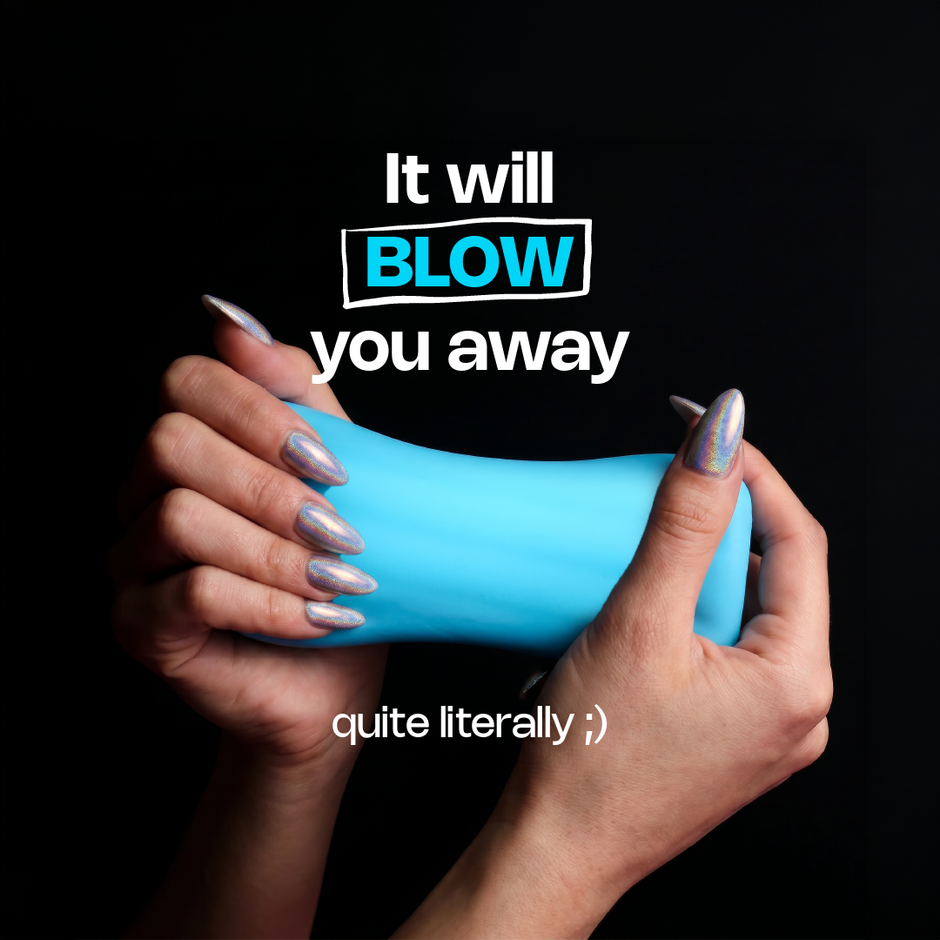 Leezu's Toofan Personal Massager Stroker with Water-Based Lube for Men