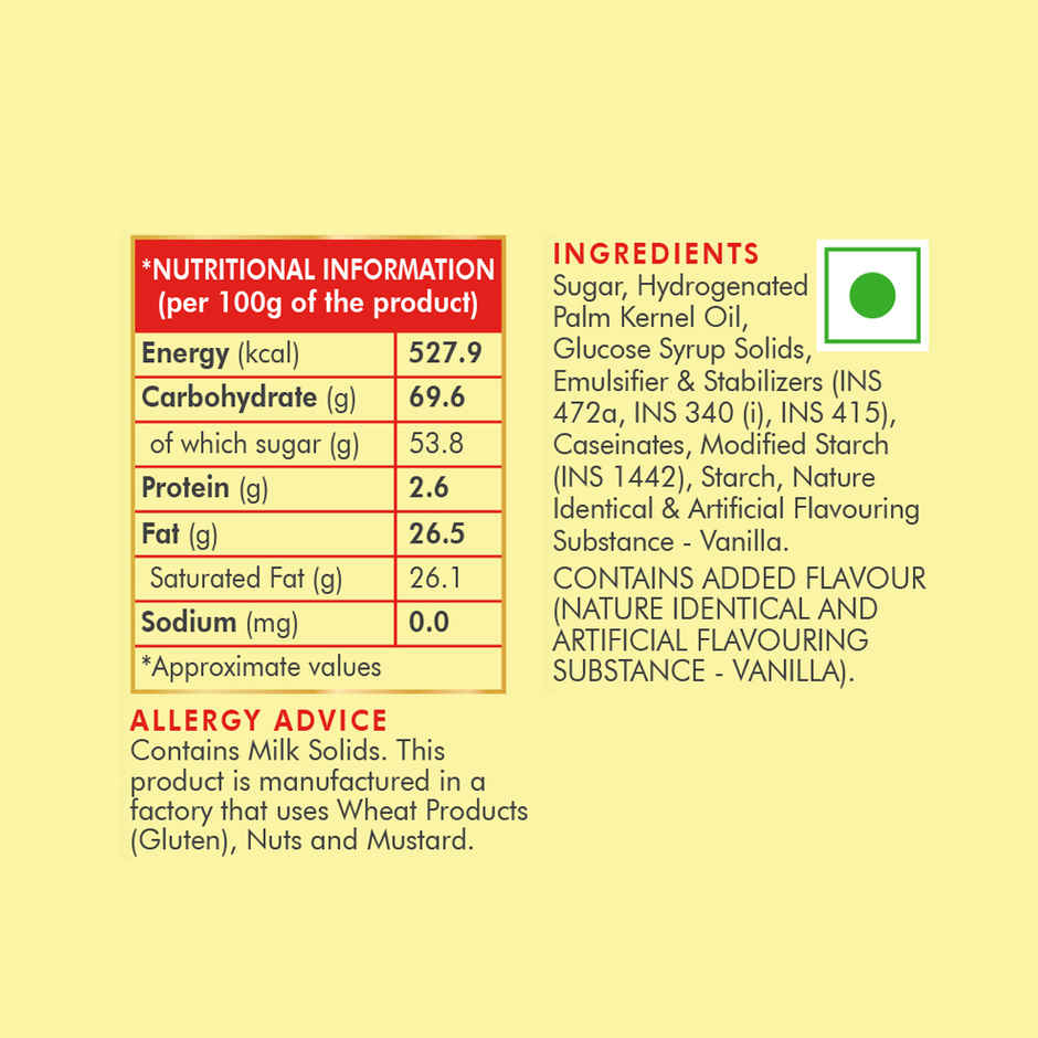 Weikfield Whipping Cream Mix Vanilla Flavour Carton