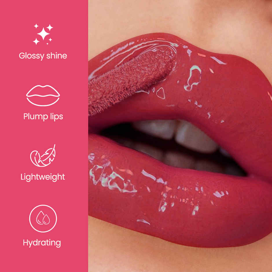 Swiss Beauty Plump Up Wet Lip Gloss For Glossy And Fuller Lips | 10 Popsicle