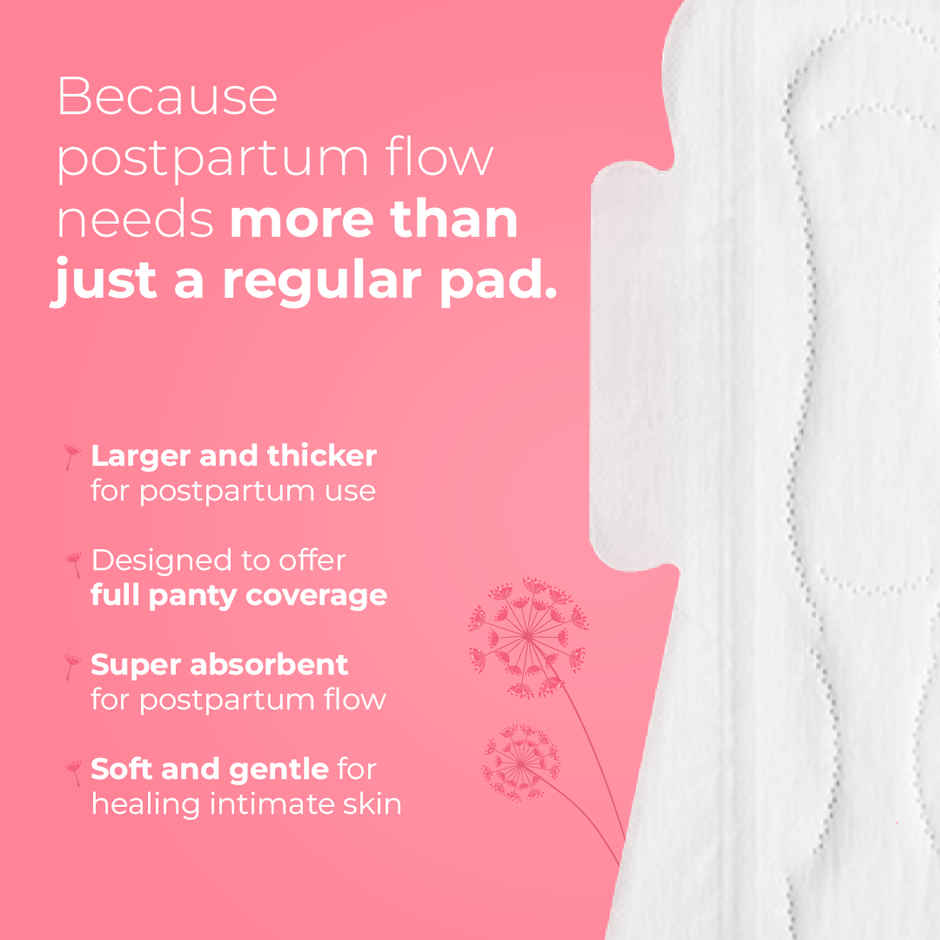 Nua Comfort Maternity Pads 400mm XXXL | For Postpartum Flow