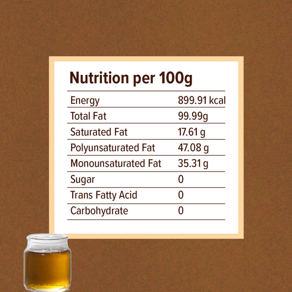 Conscious Food Sesame (Til-Gingelly) Cold Pressed Oil | Organic Natural Cooking Oil