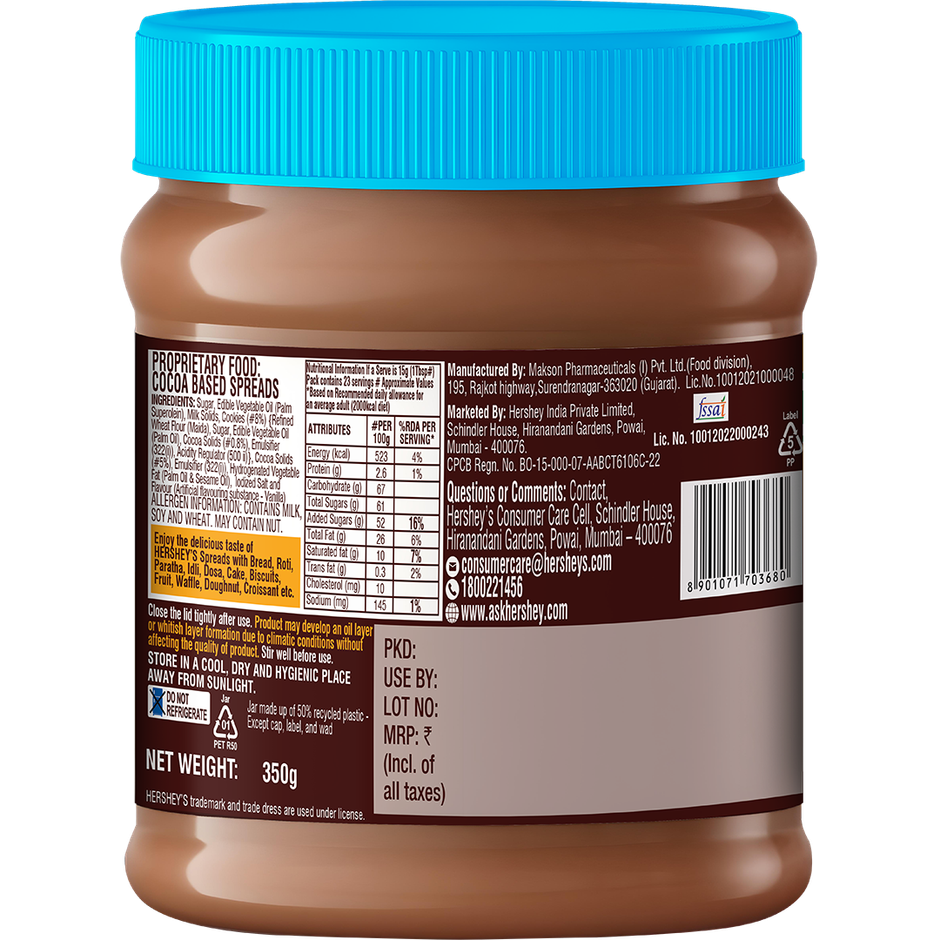 Hershey's Spread Cookies Jar