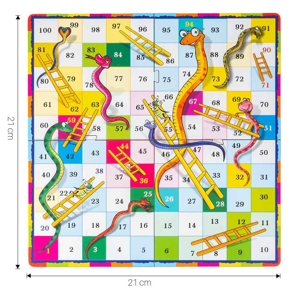 Ratna's Pocket Snakes And Ladders | Assorted