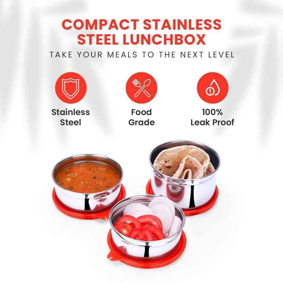 Oliveware Lovely Stylo Lunch Box - Red