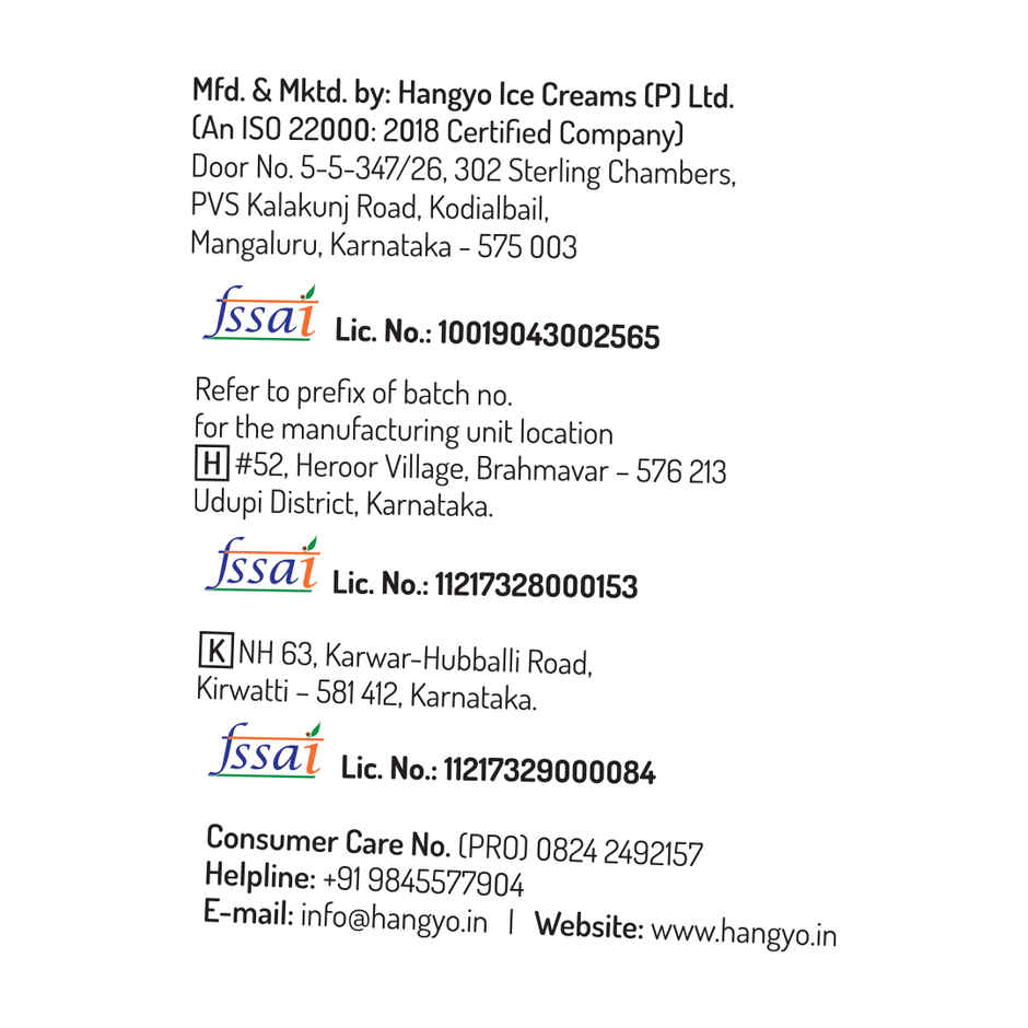 Hangyo Butterscotch Blast Ice Cream Tub