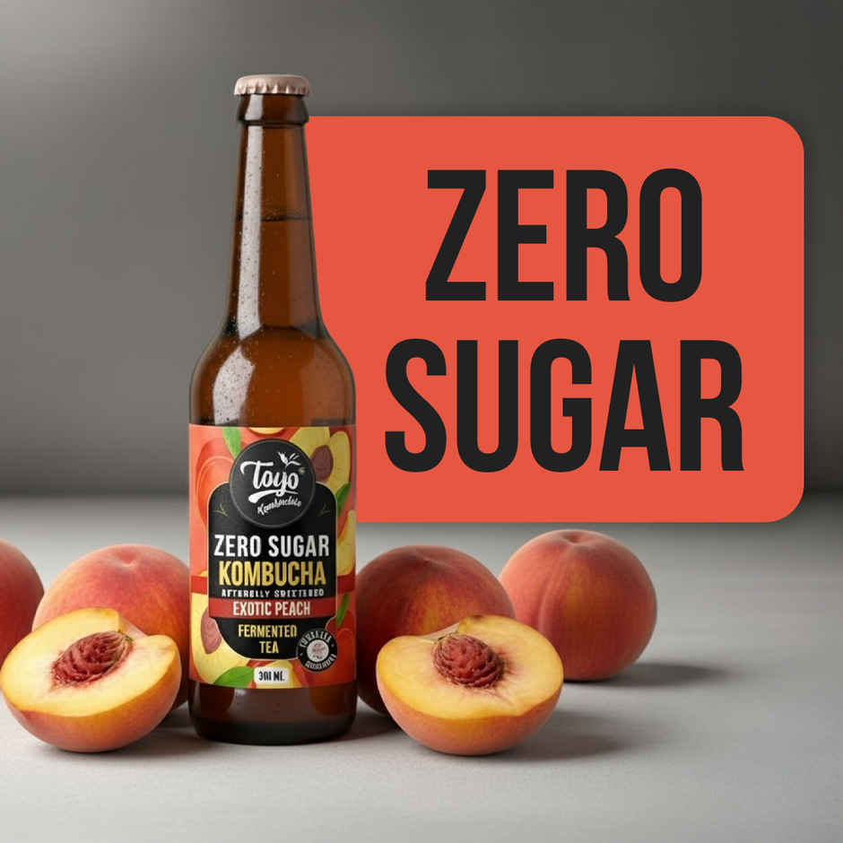 Toyo Kombucha Zero Sugar Exotic Peach Kombucha Combo