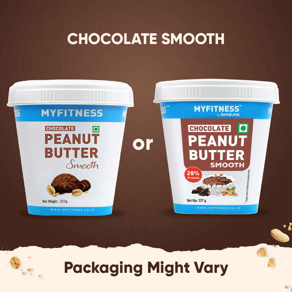 MyFitness Chocolate Peanut Butter Smooth Spread | High Protein