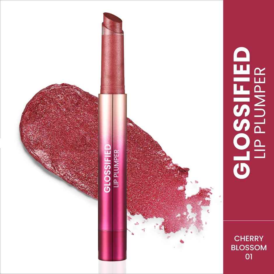 Typsy Beauty Glossifiedlip Plumper - Cherry Blossom | Lip Plumper | Lip Gloss | Lip Balm