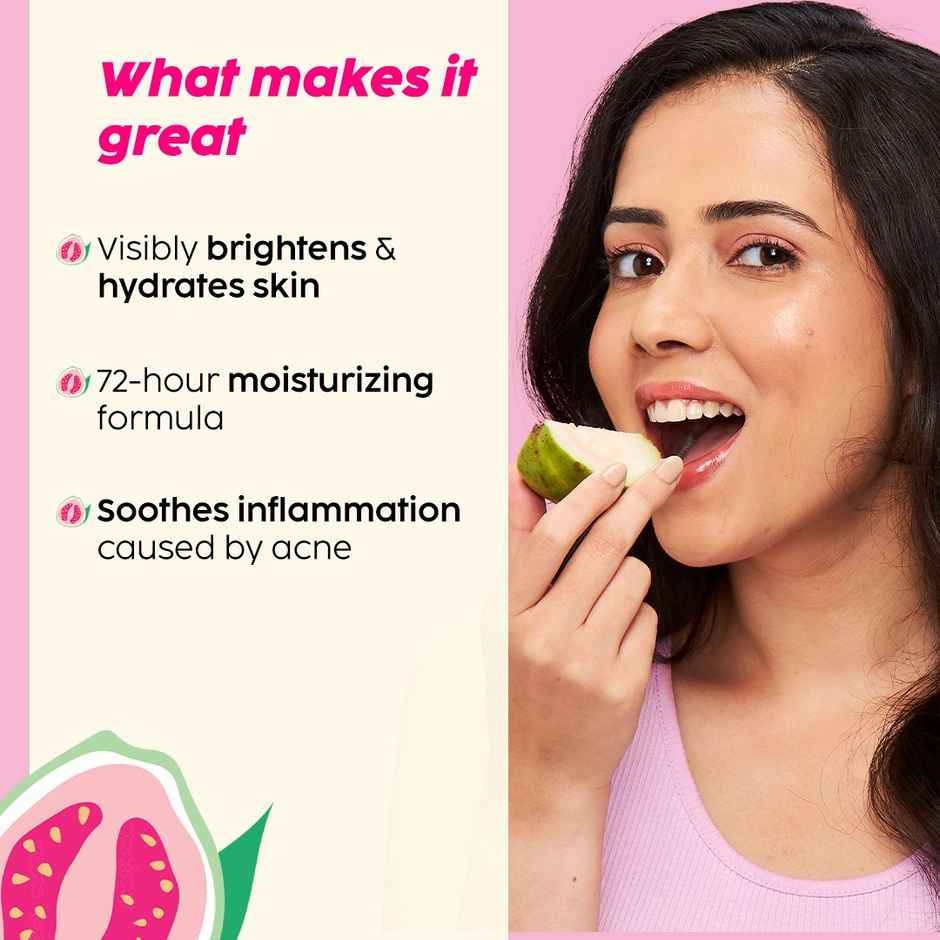 Plix Guava Glow 10% Vitamin C Face Serum with Guava Extract & Pentavitin for Bright & Glowing Skin