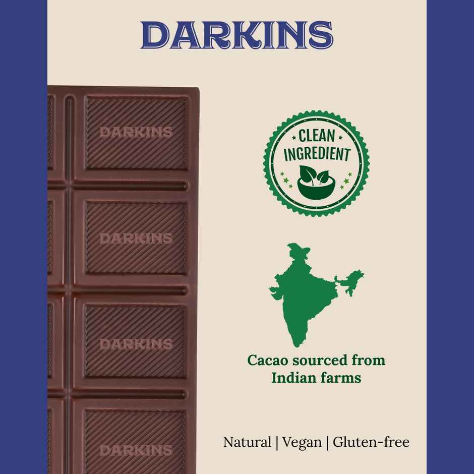 Darkins Indian Artisanal 70% Dark Blueberry Chocolate