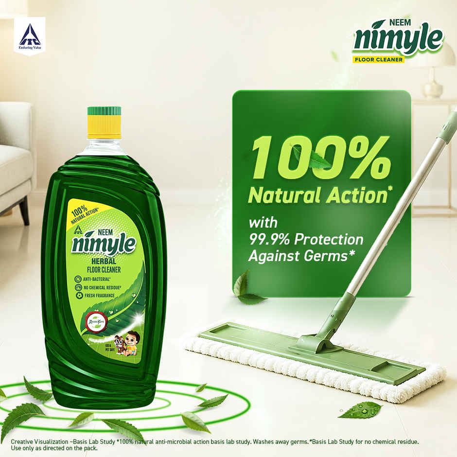 Nimyle Herbal Floor Cleaner | Family Size | Kid & Pet Safe