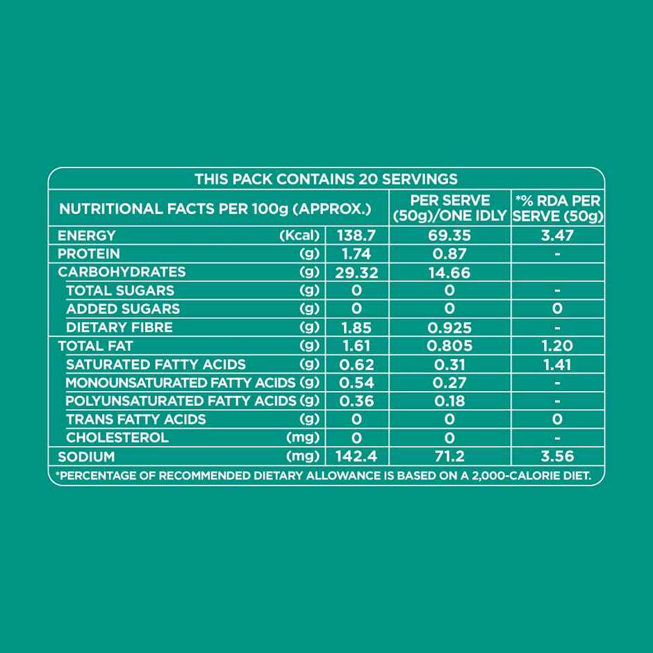 Id Idli & Dosa Batter(1kg) & Id Coriander Chutney(120gms) Combo