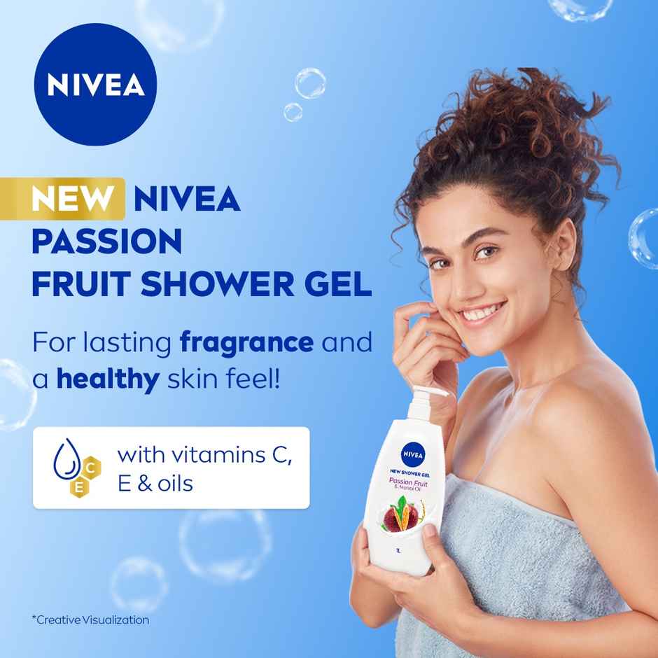 Nivea Shower Gel Passion Fruit And Monoi Oil