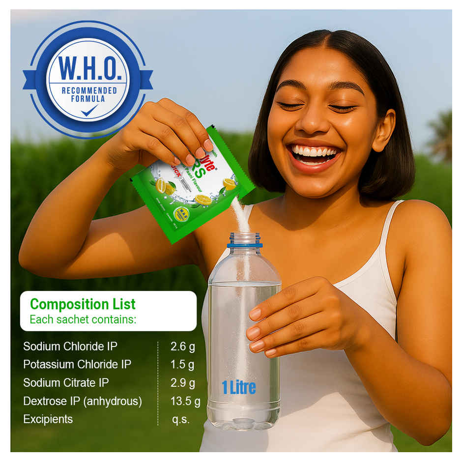 Prolyte ORS Powder | Nimbu Paani Flavour