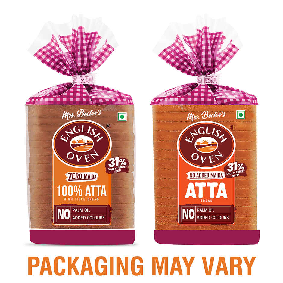 English Oven Zero Maida Atta Bread | High Fibre