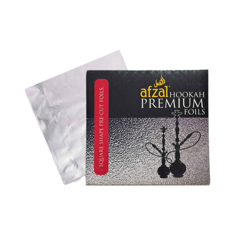 Afzal Hookah Premium Foils square cut 40 sheet