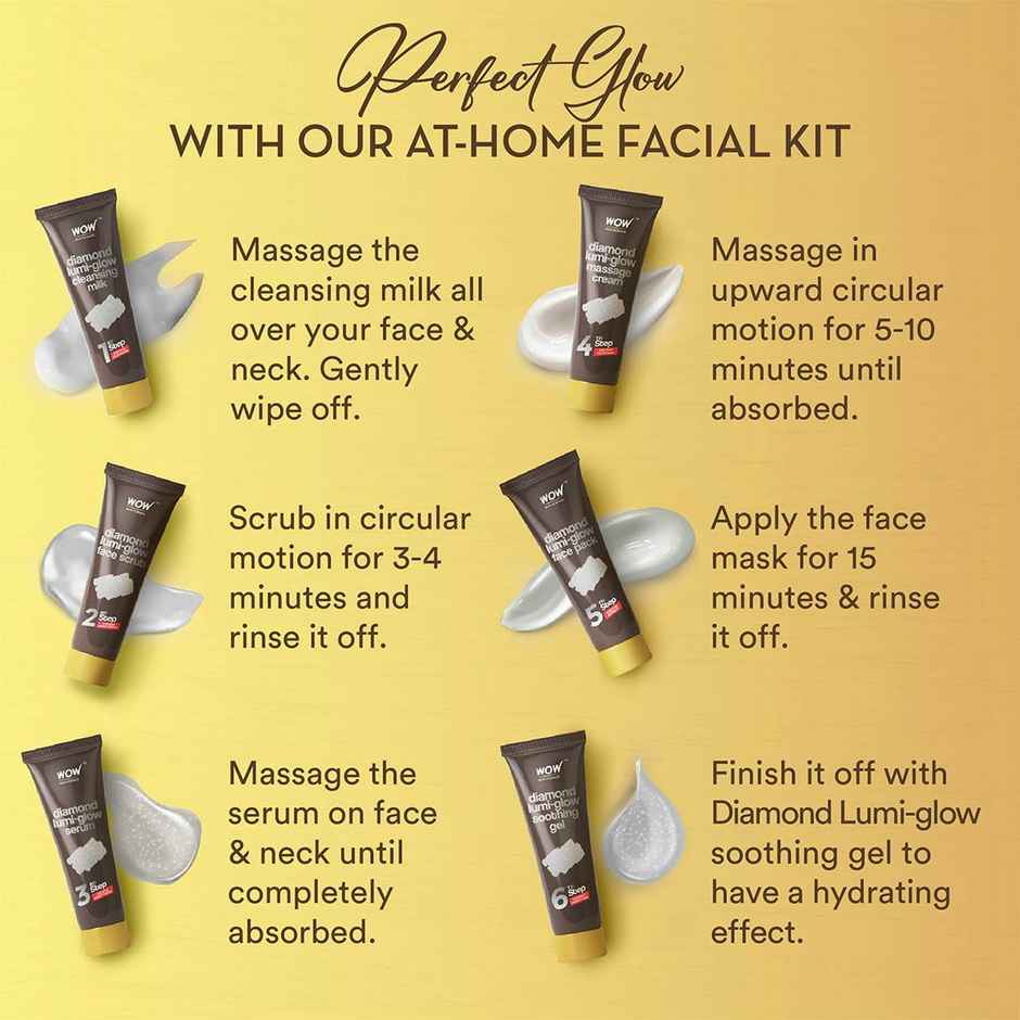 Wow Skin Science Diamond Lumi-Glow Facial Kit
