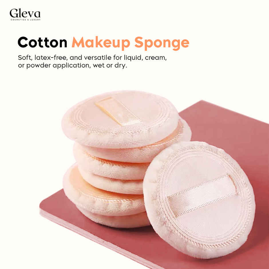 Multibrite Washable Powder Puff Soft Face Makeup Sponge | Loose Powder Foundation Sponges Set