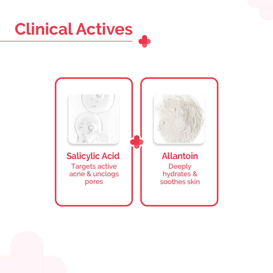 The Derma Co. 1% Salicylic Acid Acne Control Sheet Mask for Clear Skin