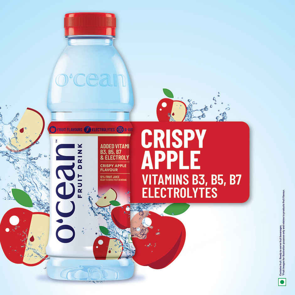 O'cean Fruit Water Crispy Apple Vitamin & Electrolyte Hydration