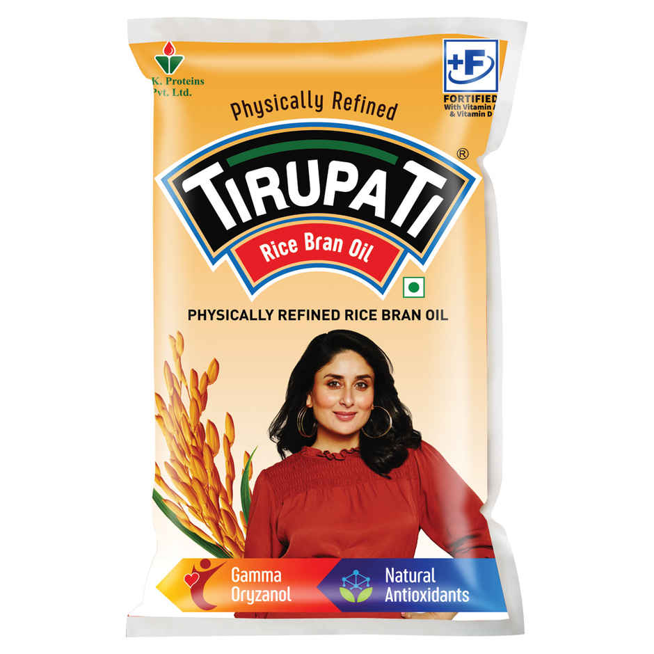 Buy Tirupati Refined Rice Bran Oil | Pouch Online - Price @ ₹155 ...