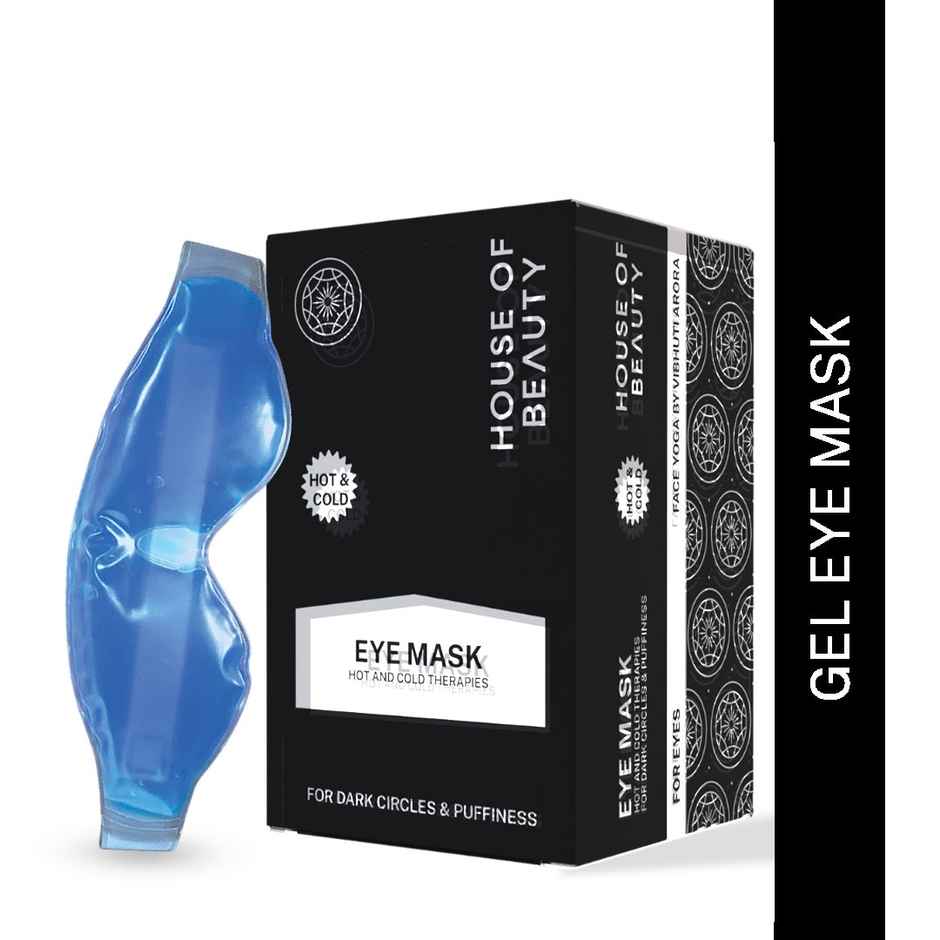 House Of Beauty Hot Cold Gel Eye Mask For Soothing Relief Puffy Eyes Dark Circle & Stress