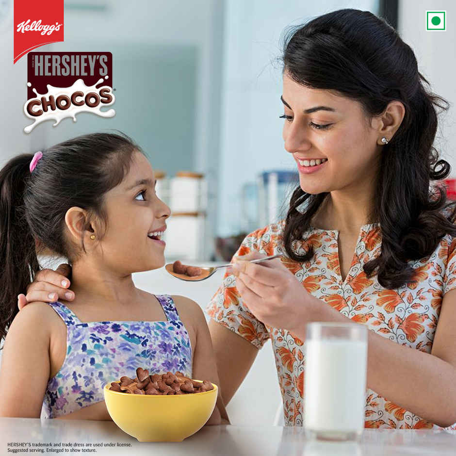 New Kellogg's Hersheys Chocos With Power Of 5+ Protein & Fibre Of 1 Roti