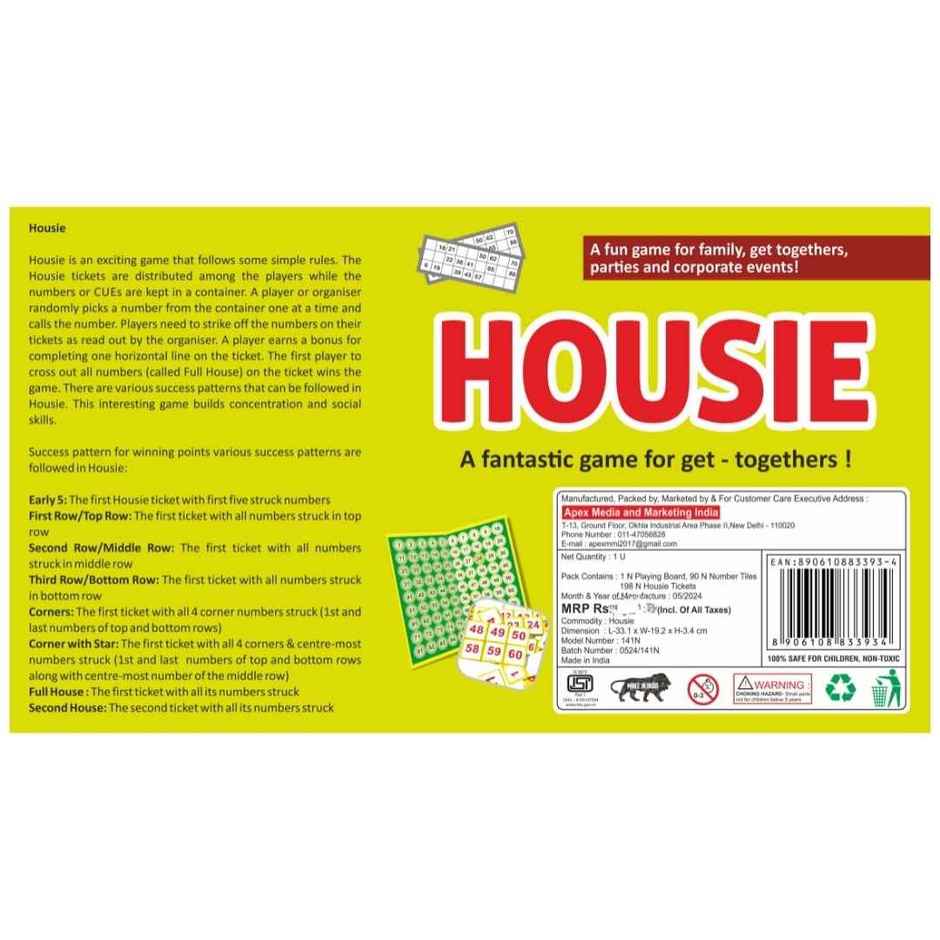 Apex Tambola Housie Board Game | Family & Party Game | Indoor Game | Age 6+