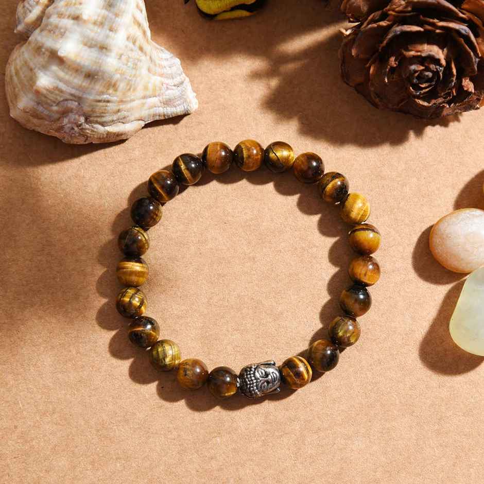 Astrotalk Tiger Eye Bracelet | Natural Gemstones | Pack of 1