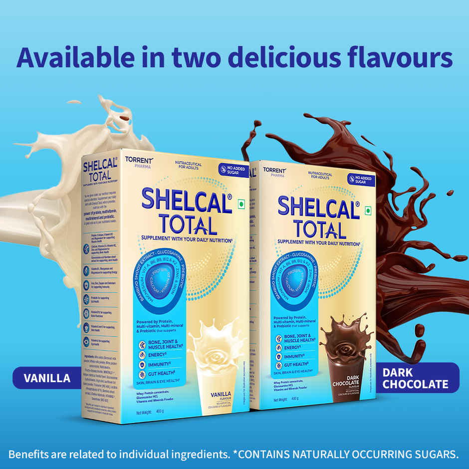 Shelcal Total Vanilla Flavour Powder