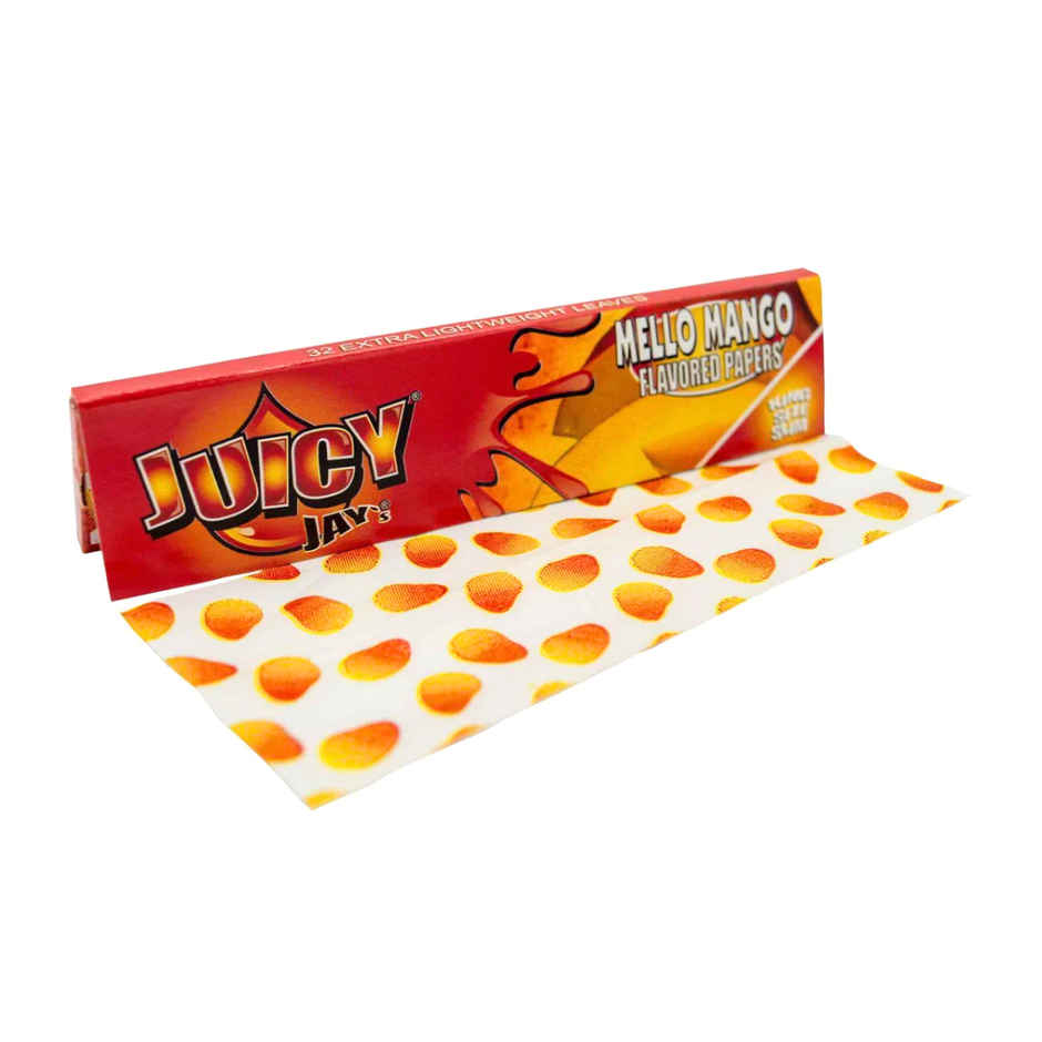 Juicy Jay's Mango Flavoured Rolling Paper King Size Slim - 32 Leaves/Pack