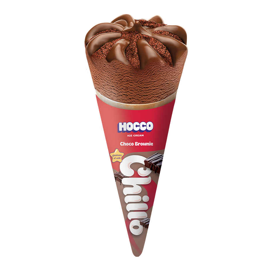 Hocco Choco Brownie Ice Cream Cone