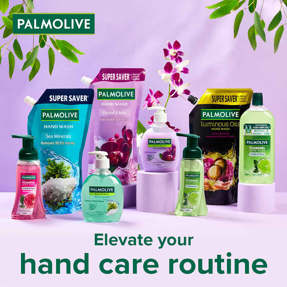 Palmolive Naturals Black Orchid & Milk Liquid Hand Wash | Wash Away Germs | Refreshing Fragrance