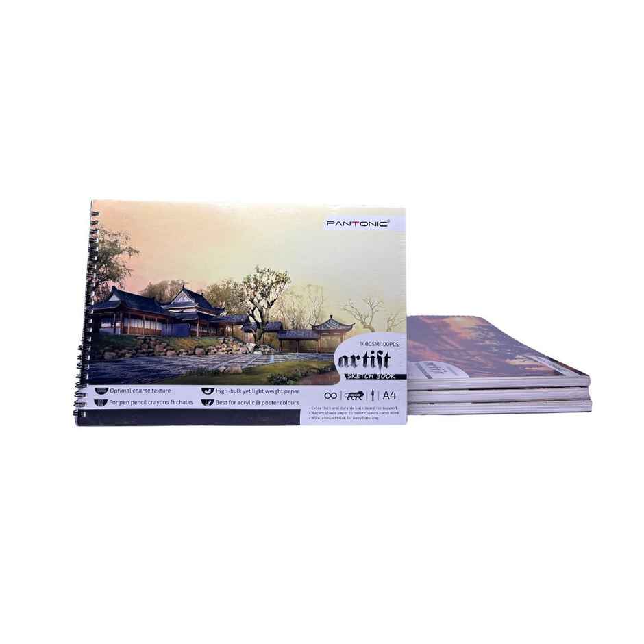 ABK A4- Sketch Pad 160 GSM (Colour May Vary)