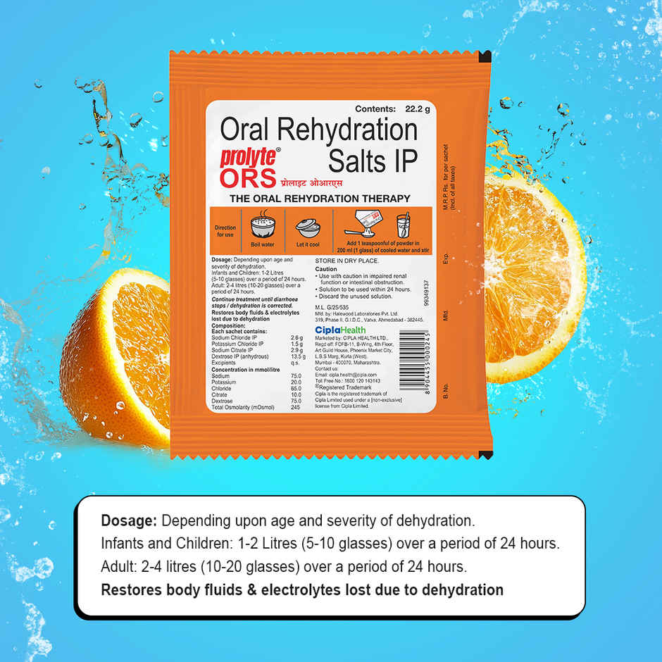 Prolyte ORS Tangy Orange Flavour Combo   