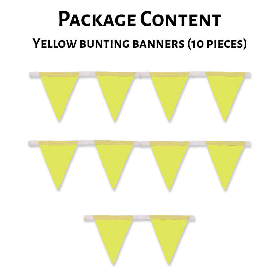Bunting Banner | Yellow | Propcon