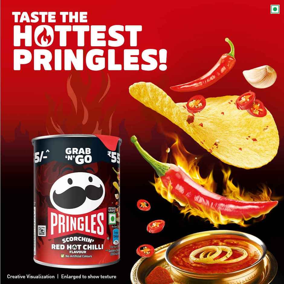 Pringles Scorchin Red Hot Chilli | Spicy & Crispy