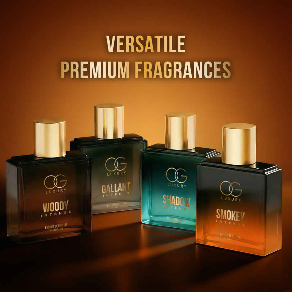 OG Luxury Smokey Intense Extrait De Parfum | Long Lasting Whisky & Oud Perfume for Men
