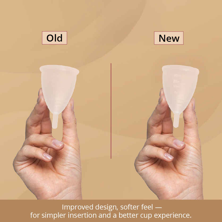 Carmesi Menstrual Cup | Medium | Softer for Easy Insertion | 100% Medical-Grade Silicone | Leak Free