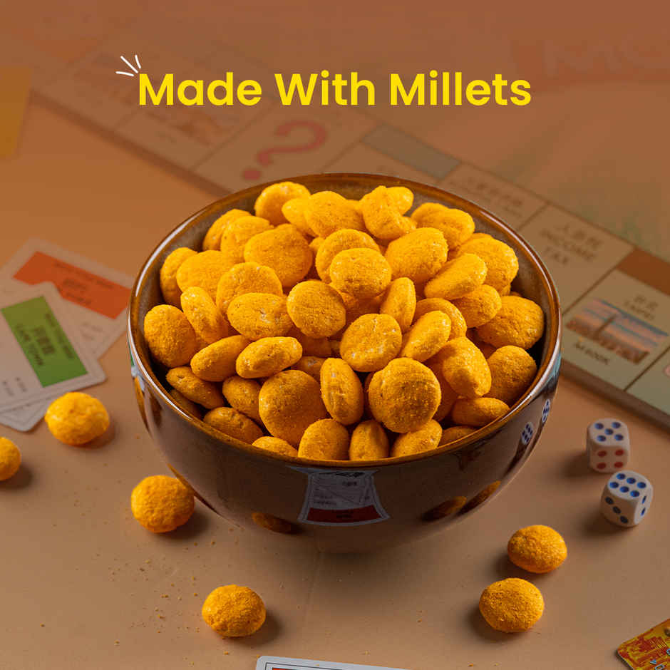 Snackible Nacho Cheese Jowar Puffs | Millet Snack