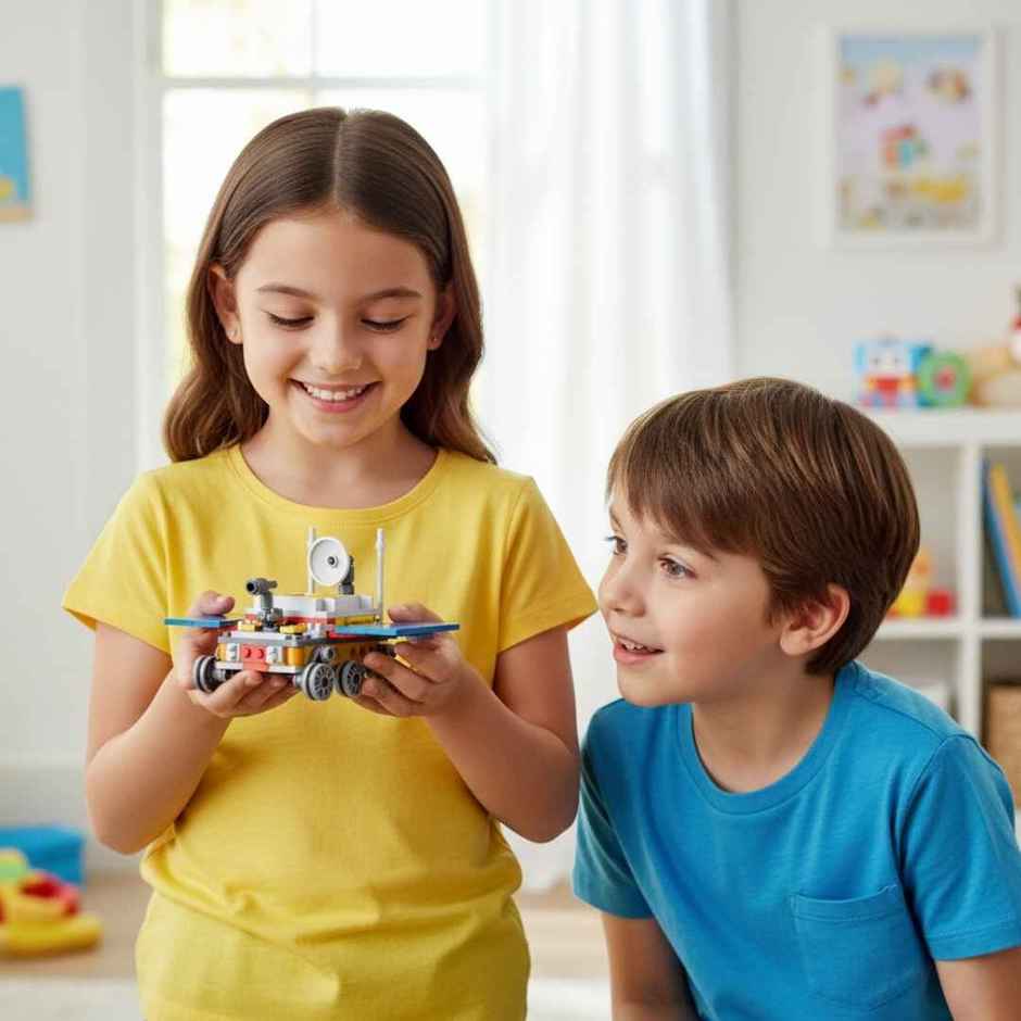 Apex Space Moon Rover Building Blocks 155 Pieces | 3-in-1 Construction Set | STEM Toy