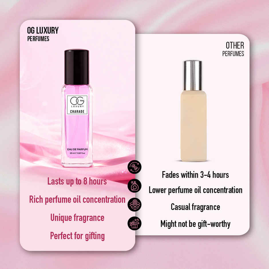 OG Beauty Luxury Pure Elegance Eau De Parfum | Pack of 4 for Women