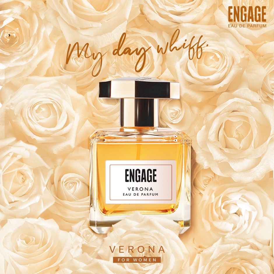 Engage Verona Perfume for Women, Citrus & Fruity, Free Tester with pack
