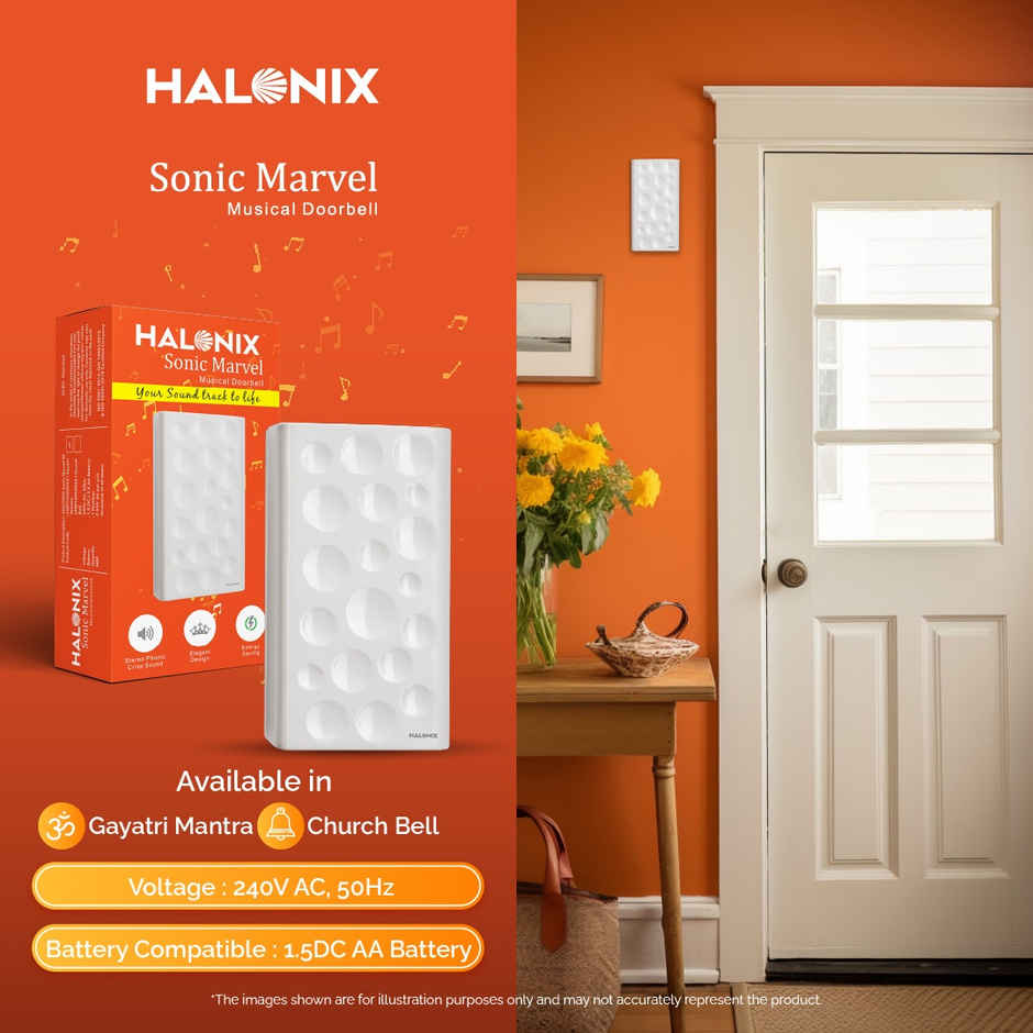 Halonix Sonic Ding Dong Door Bell
