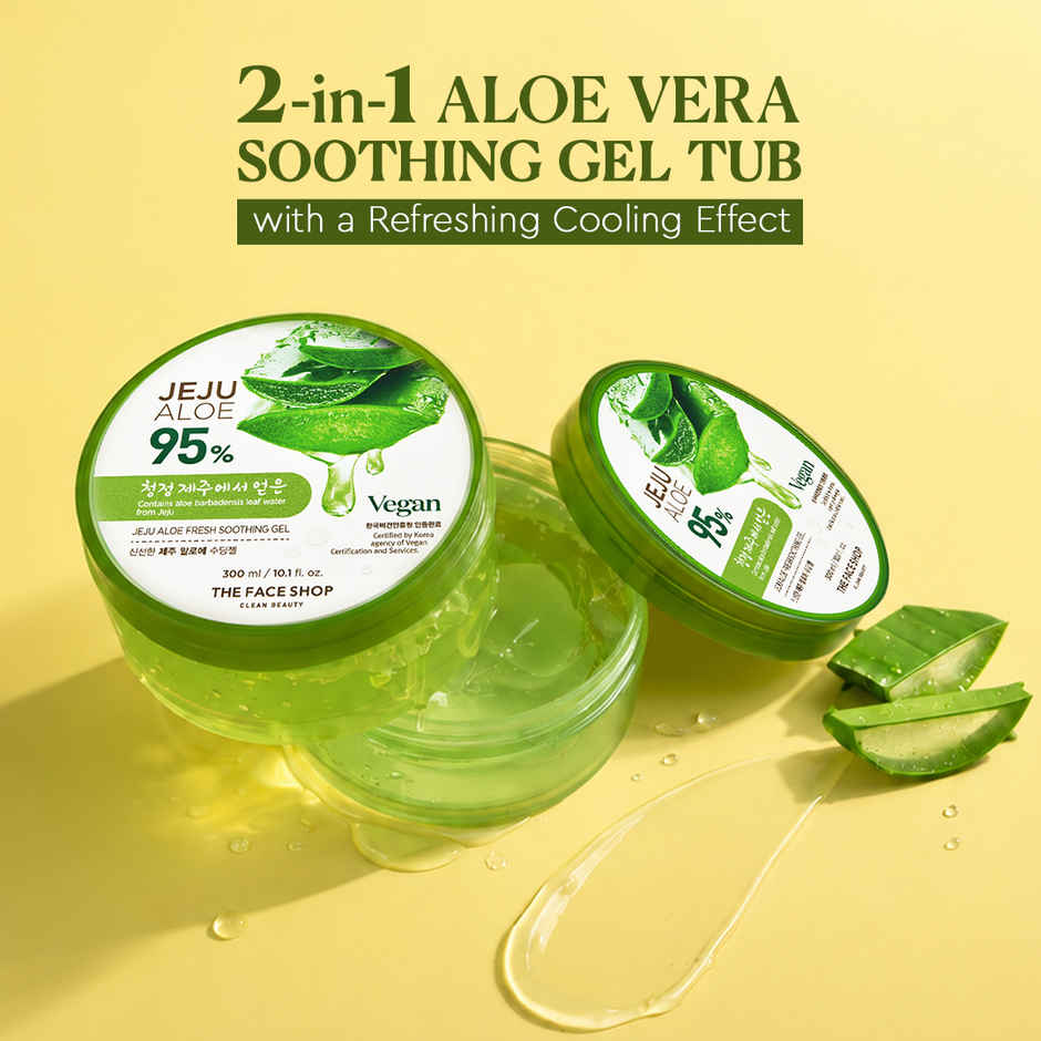 The Face Shop Jeju Aloe Vera Fresh Soothing Gel (Unisex)