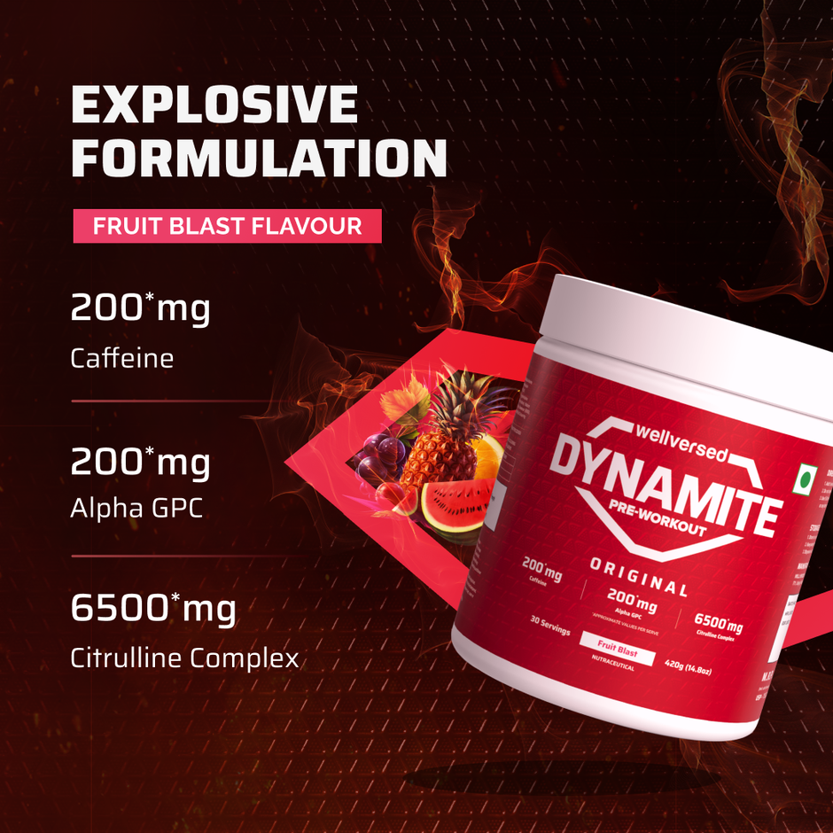 Dynamite Pre-Workout (30 Servings) Fruit Blast